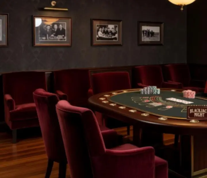 Private blackjack event room set within Wonderstar s. r. o. restaurant