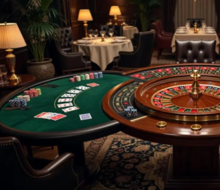 Editorial-style cards showing poker, roulette and blackjack nights at Wonderstar s. r. o.